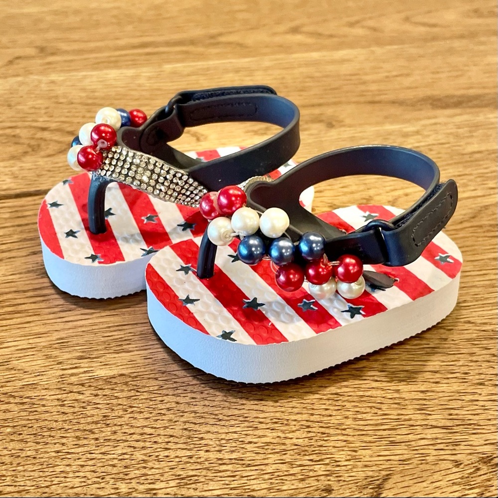 Custom Old Navy Baby Flip Flops